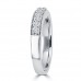 0.70 ct Ladies Round Cut Diamond Wedding Band Ring With Millgrain Edge 0.70 ct Ladies Round Cut Diamond Wedding Band Ring With Millgrain Edge